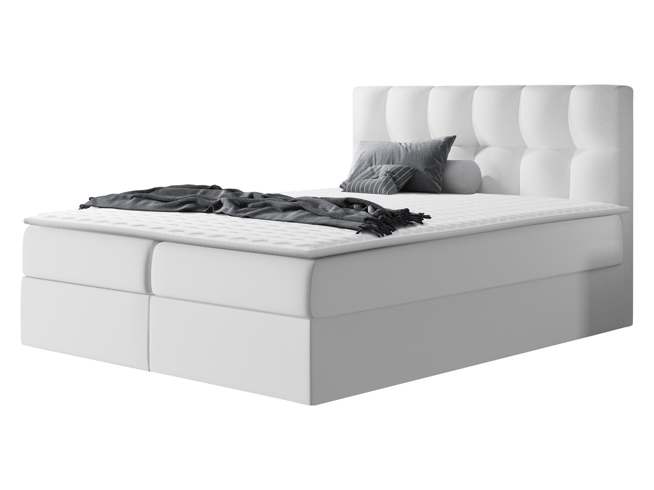 BOXBETT Rico - Weiß, Holz/Textil (120/200cm) - MIRJAN24