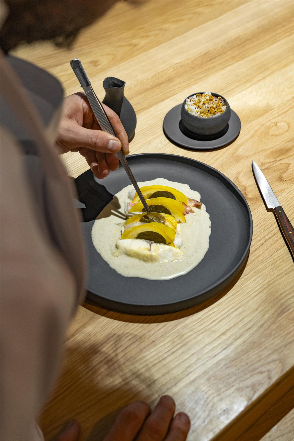BROTTELLER CARACTERE 15 cm Matt schiefer styl - Schieferfarben, Keramik (15cm) - Revol Porcelaine France