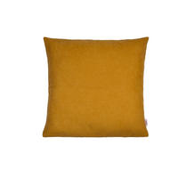 KISSENHÜLLE FarbTon Chenille-Haptik curry-gelb 40/40 cm - Currygelb, Textil (40/40cm) - beties Heimtextil