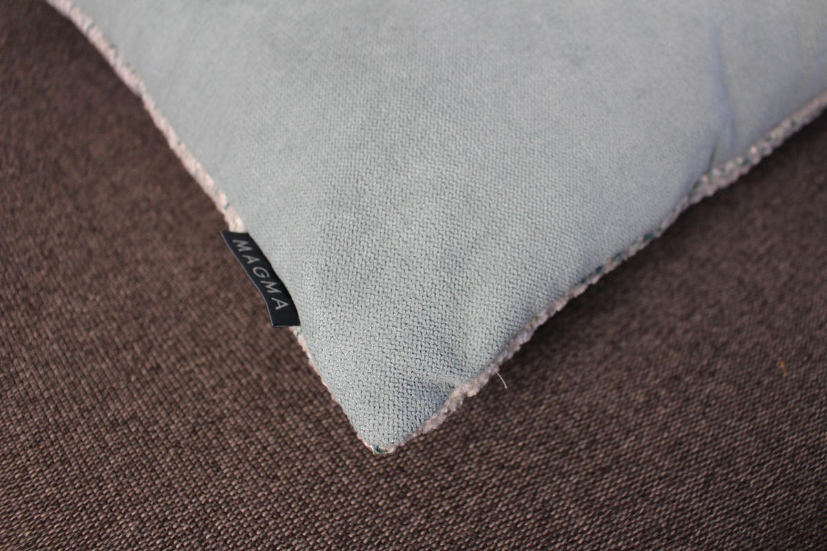 KISSENHÜLLE Vendetta mint - Mintgrün, Textil (60/60cm) - Magma Heimtexx