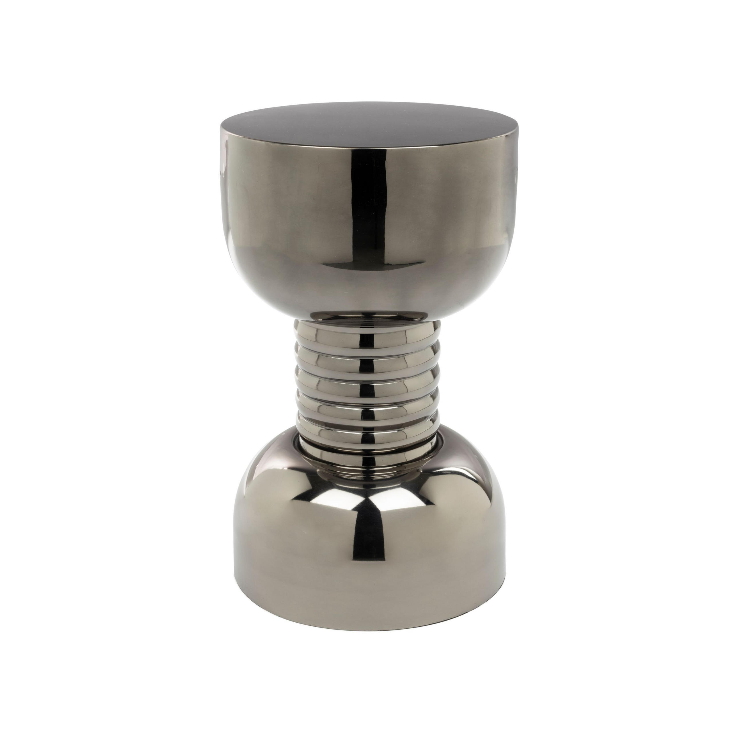 Bold Moneky Beistelltisch Silber 29x48x29 cm
