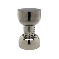 BEISTELLTISCH Gonna Make You Sweat Rond 29 cm Metaal Zilver - Silberfarben, Metall (29/29/48cm) - Bold Moneky