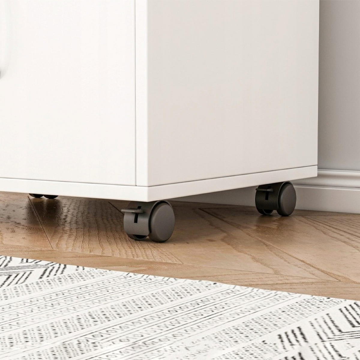 SCHRANK weiß 50/40/75 cm - Weiß, Holzwerkstoff (50/75/40cm)