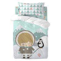 BETTBEZUG 2er-Set teiliges skymo day 115x145 cm (kinderbett) mehrfarbig - Multicolor, Textil (115/145cm) - Happy Friday