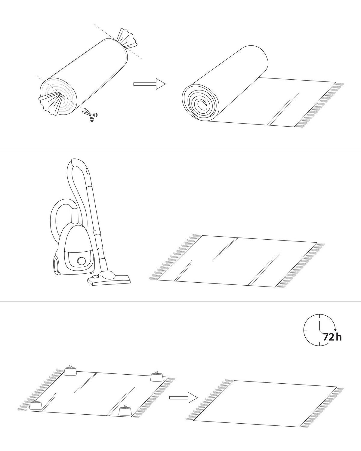 KUHFELL-TEPPICH Bogong Hellbeige 170/130 cm - Beige/Goldfarben, Textil (130/170cm) - Beliani