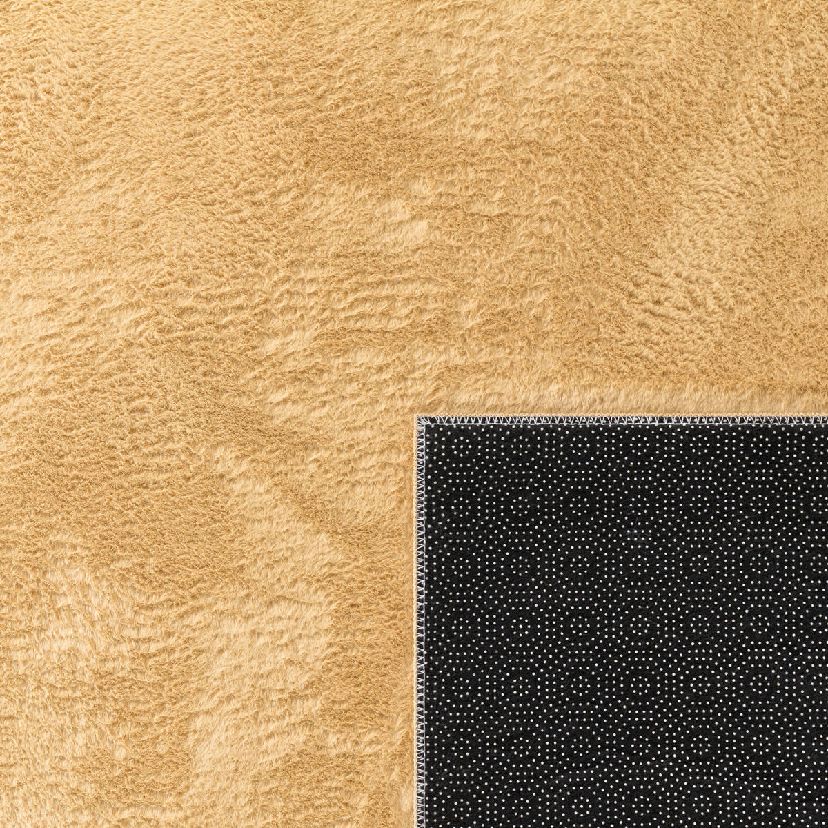 HOCHFLORTEPPICH 80/80 cm Soft 380 - Gelb, Textil (80/80cm) - Paco Home