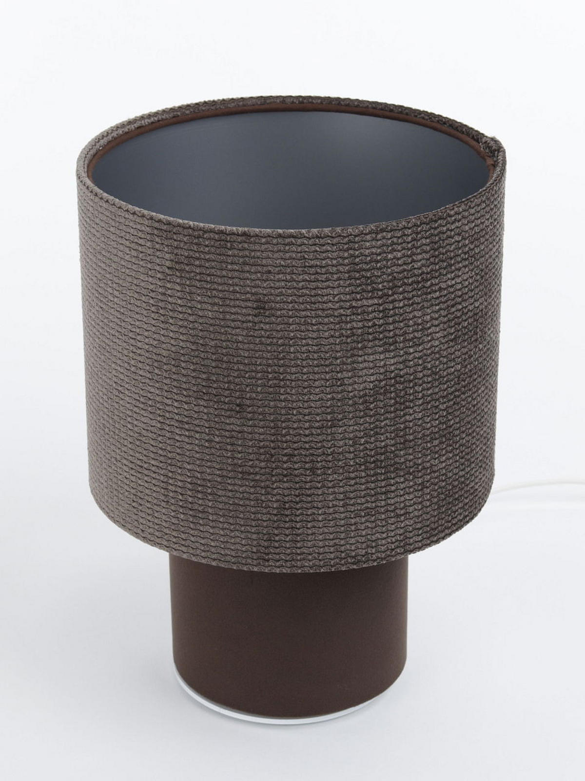 TISCHLAMPE Braun 20/17 cm - Braun, Kunststoff (17/0.7/17cm) - ONZENO