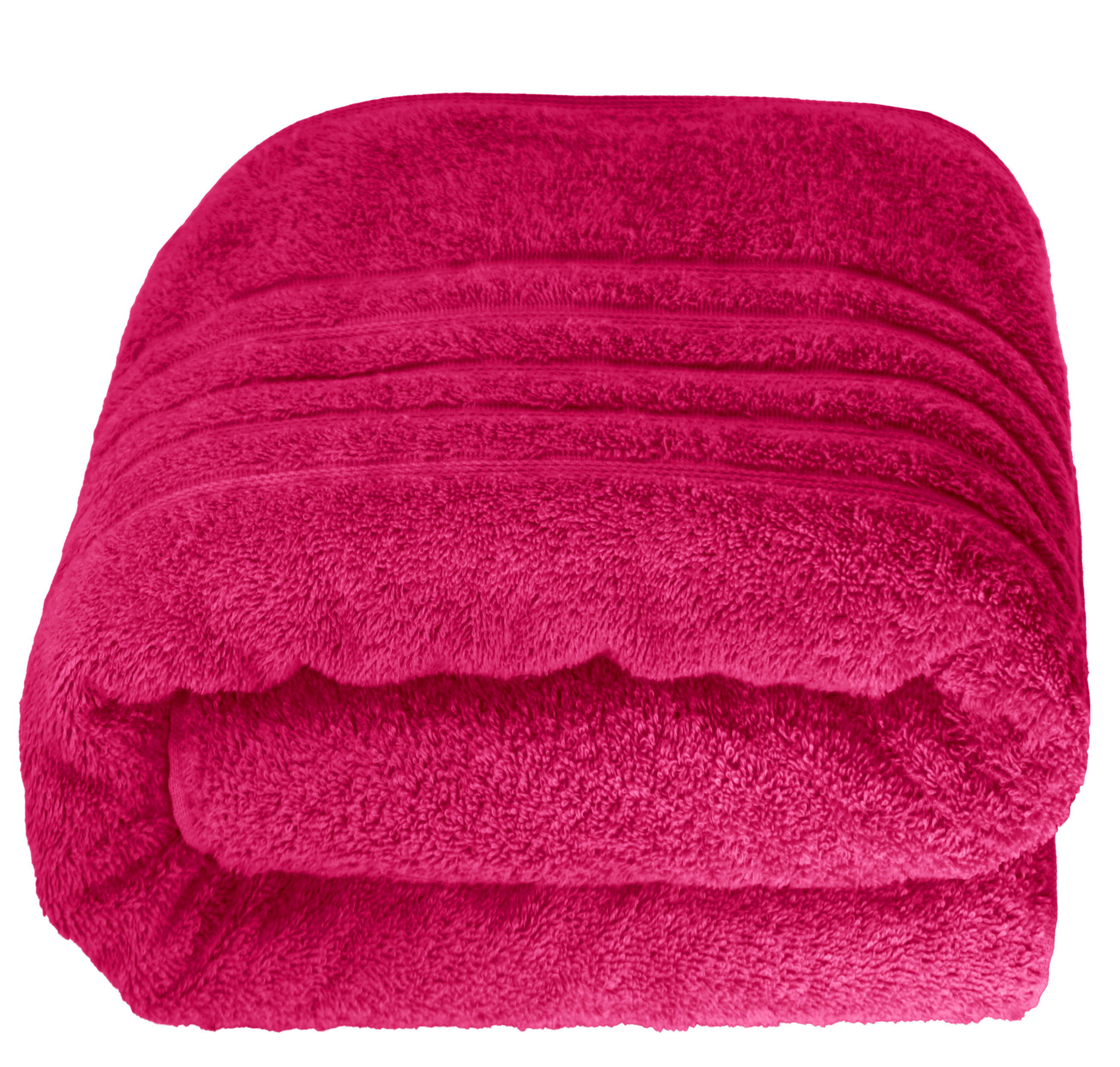 SAUNATUCH London Rhabarber Rot 80x220 cm - Pink, Textil (80/220cm) - Lashuma