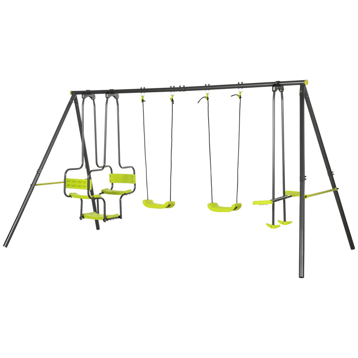 SCHAUKEL DE-17960 Grau - Grün, Metall (184/355cm) - ComfortXL