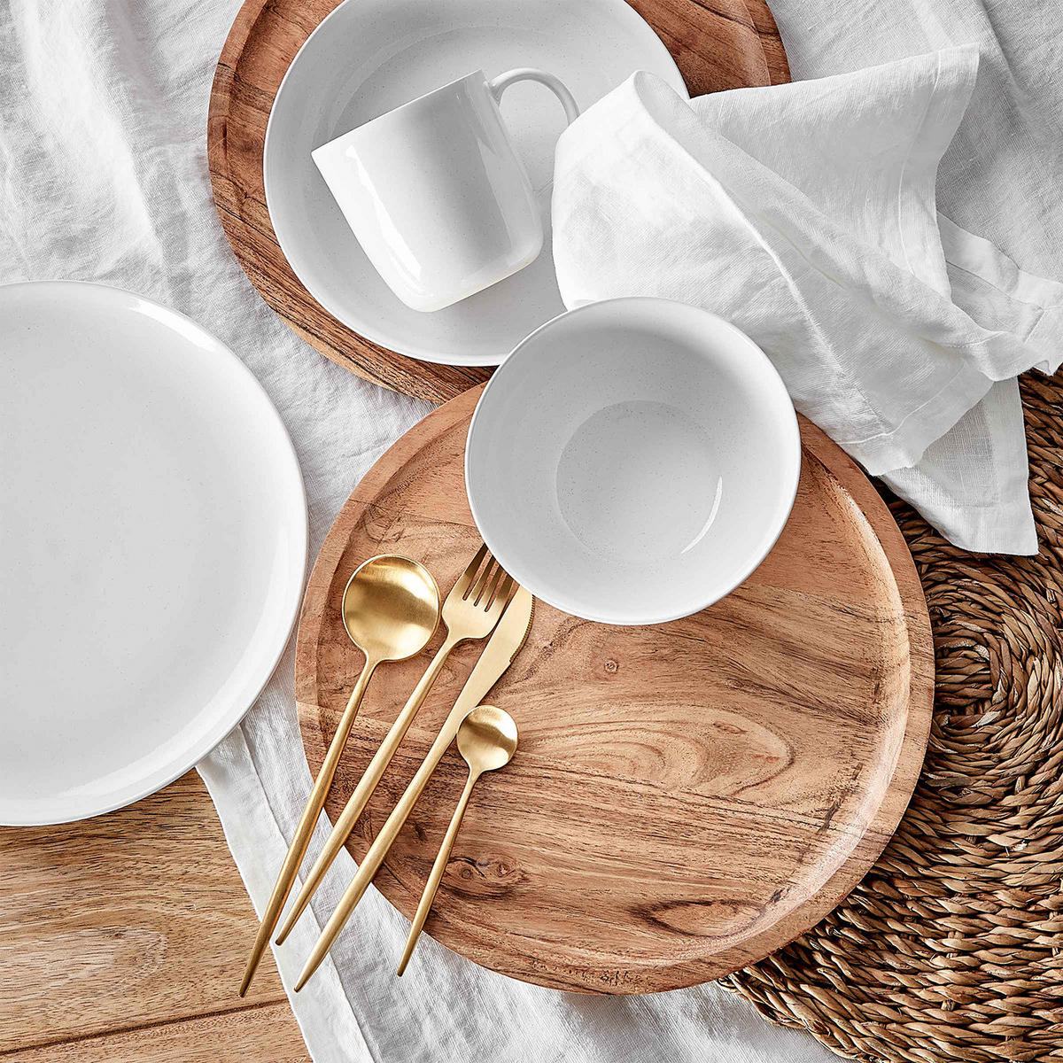 PLATZTELLER Acacia - Braun, Holz (30/30/1.8cm) - Butlers