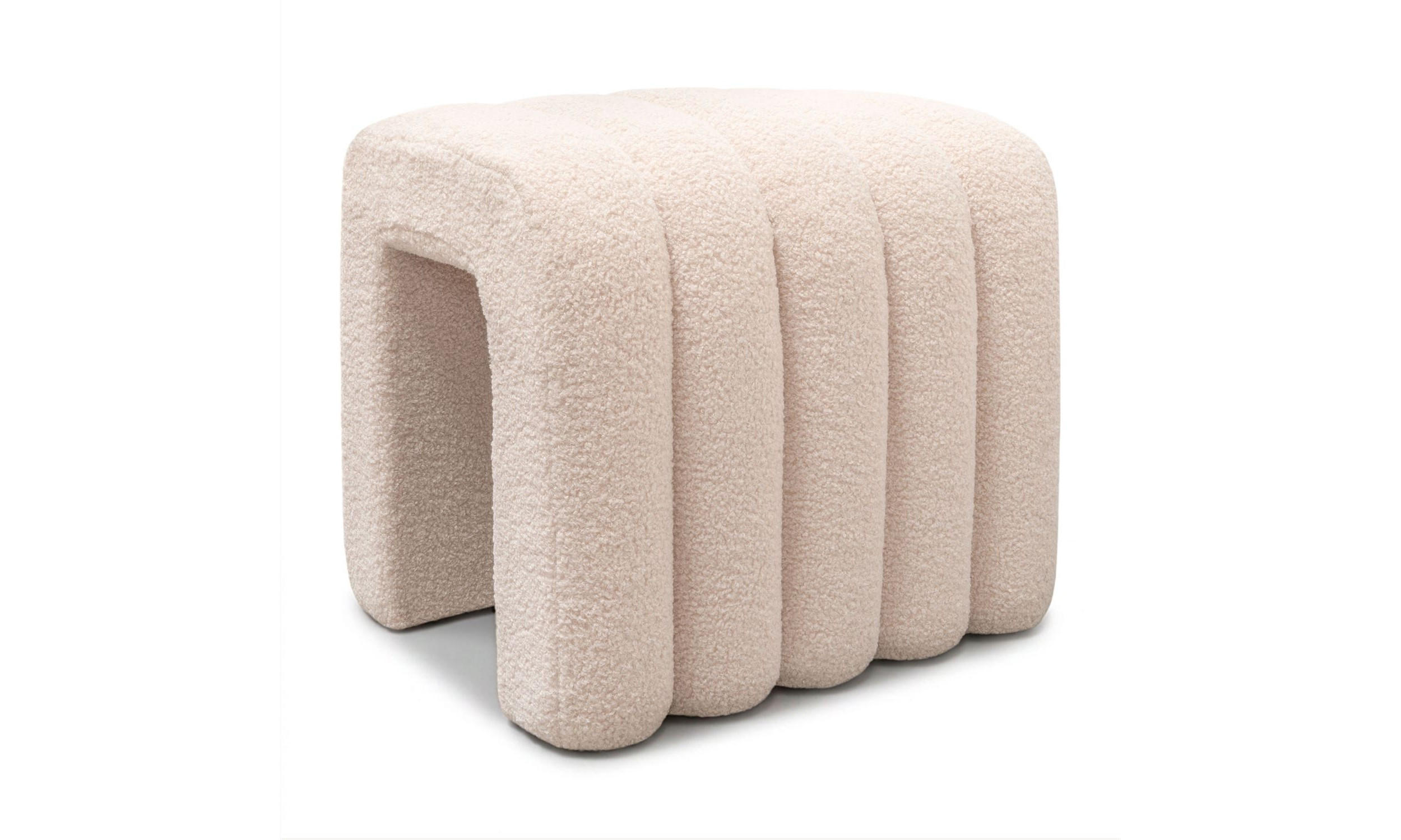 Lookway Hocker Beige 50x43x38 cm