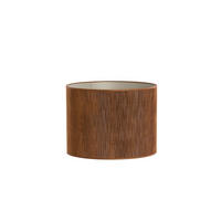 LAMPENSCHIRM Penny Braun Ø30/21 cm - Braun, Textil (30/30/21cm) - Light & Living