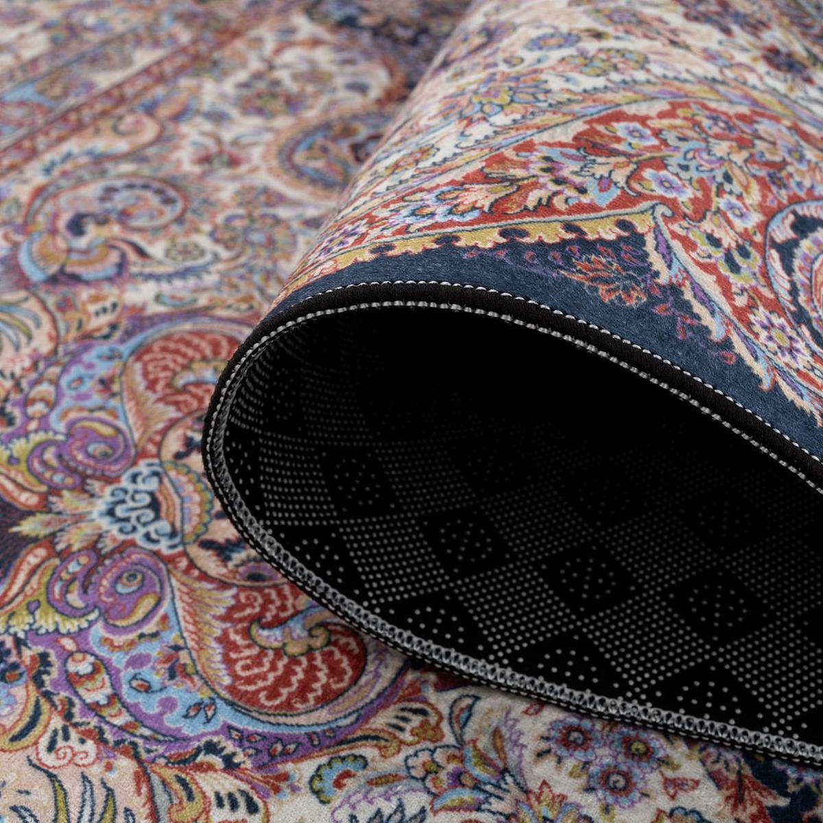 TEPPICH WASCHBAR Verona Darcie Lila - Lila, Textil (160/231cm) - Kukoon Rugs