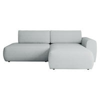 ECKSOFA Mila - Schwarz/Grau, Holzwerkstoff/Kunststoff (164/264cm) - MIRJAN24