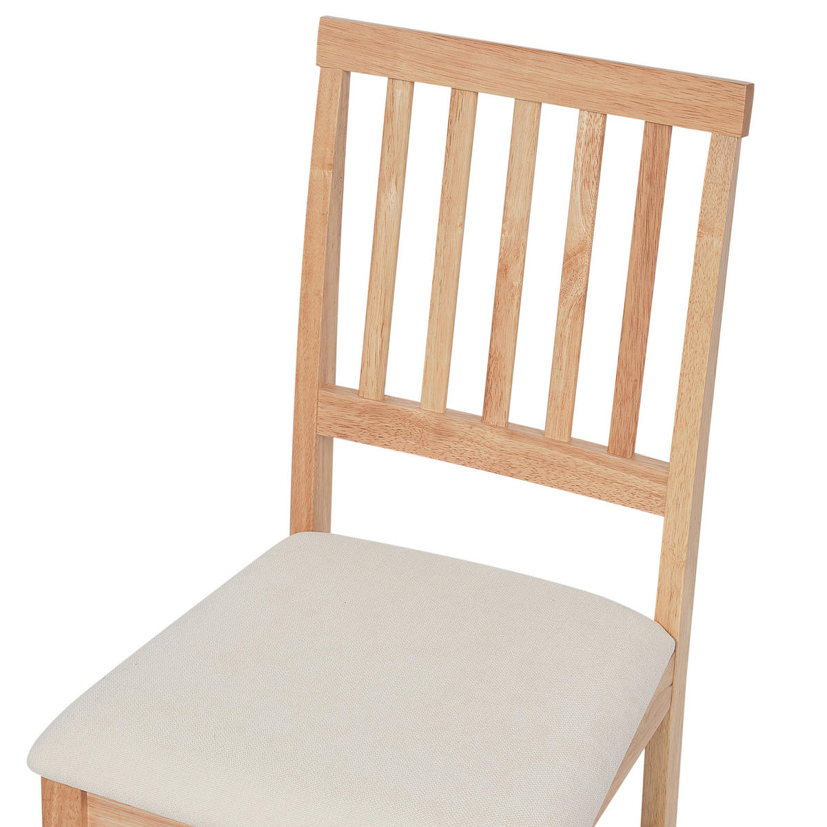 ESSZIMMERSTUHL 2er-Set Heller Holzfarbton Orono - Hellbraun/Beige, Holz (40/92/50cm) - Beliani