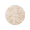 KUNSTFELLTEPPICH Furry Beige ø 160 cm rund - Beige, Kunststoff (160/160cm) - benuta