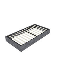 STAURAUMBETT 90/200 cm DE-35488 mit Gaslift Grau - Grau, Metall (90/200cm) - ComfortXL