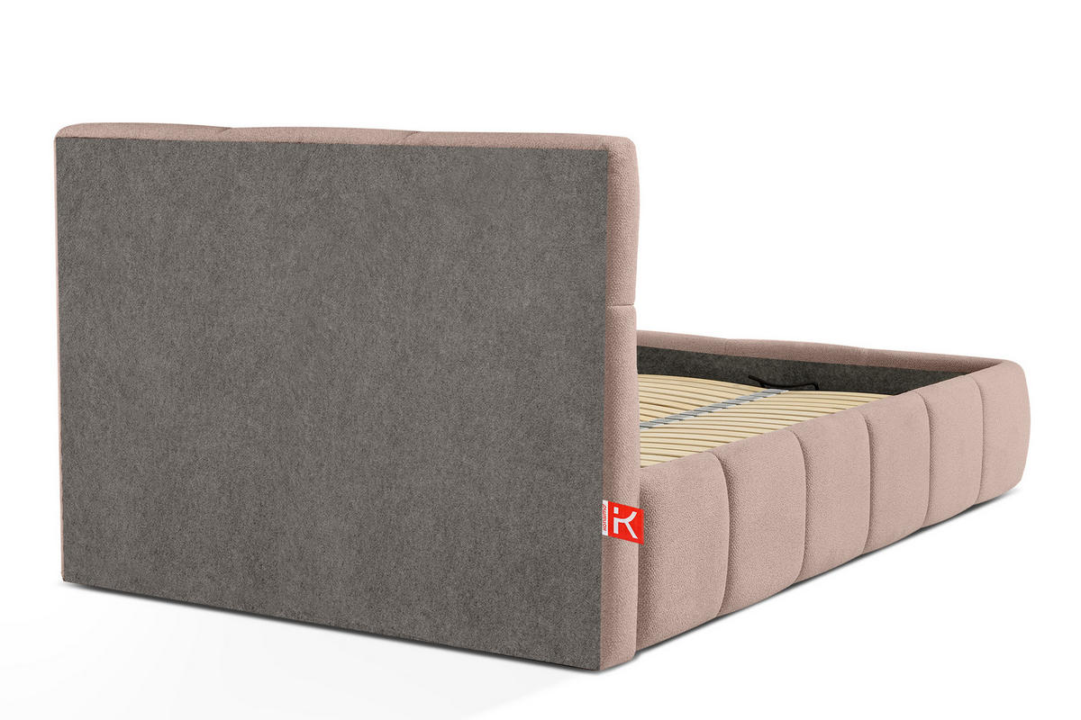 POLSTERBETT ALTOS Einzelbett, rosa - Rosa, Holz/Holzwerkstoff (120/200cm) - KONSIMO®