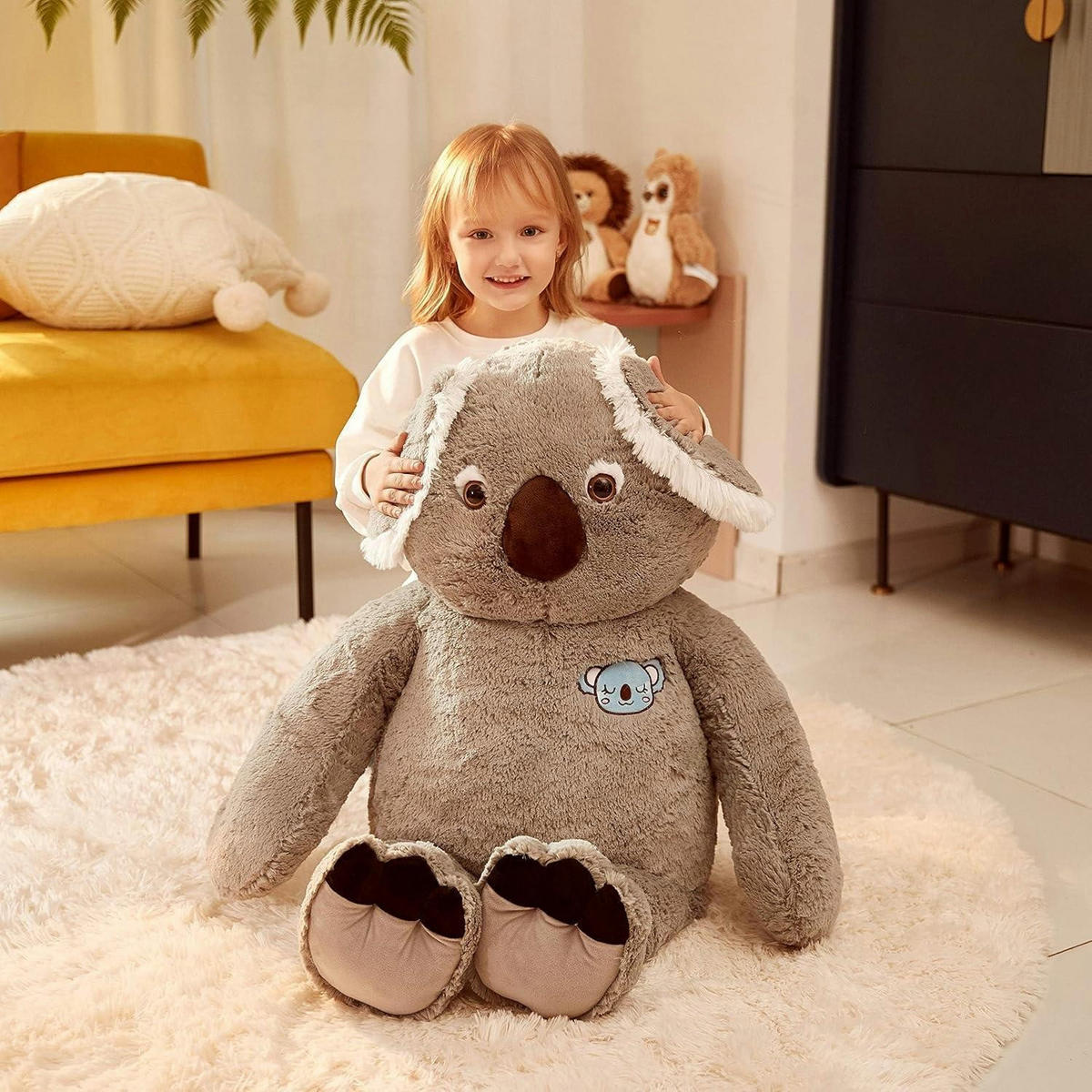STOFFTIER Koala 78 cm - Grau, Textil (47/78cm)