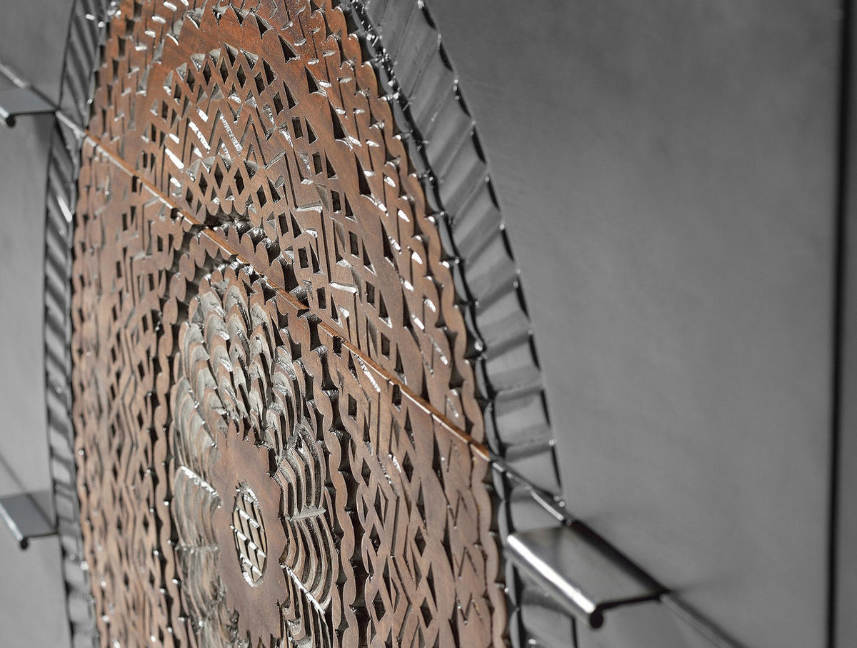 KOMMODE aus Mangoholz - Grau, Holz (40/90/100cm) - Giner y Colomer