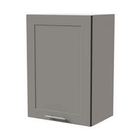 HÄNGESCHRANK Oslo W2/50 Weiß / Dust Grey Matt 50 / 32,5 / 72cm - Weiß/Grau, Holz/Holzwerkstoff (50/72/32.5cm) - Feldmann-Wohnen