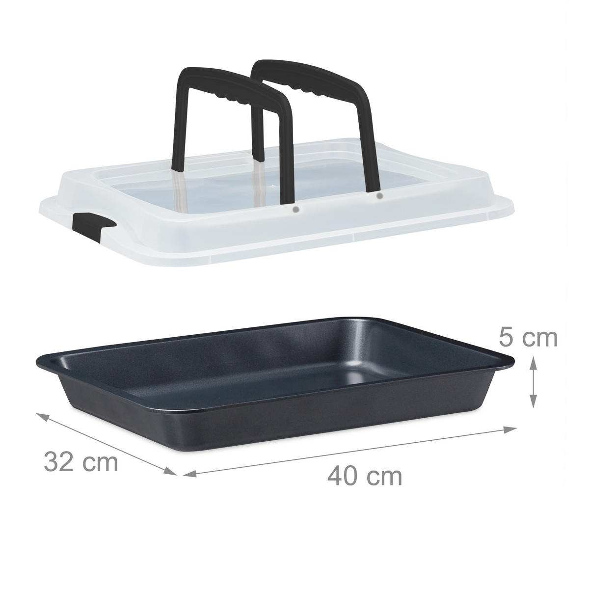 PLECH 3v1 - viacfarebná, kov/plast (40.5/8/32.5cm) - Relaxdays