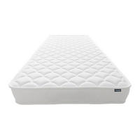 STANDARDMATRATZE - 1 Person - stoff - weiß Pelops - Weiß, Textil (90/200cm) - Vente-Unique