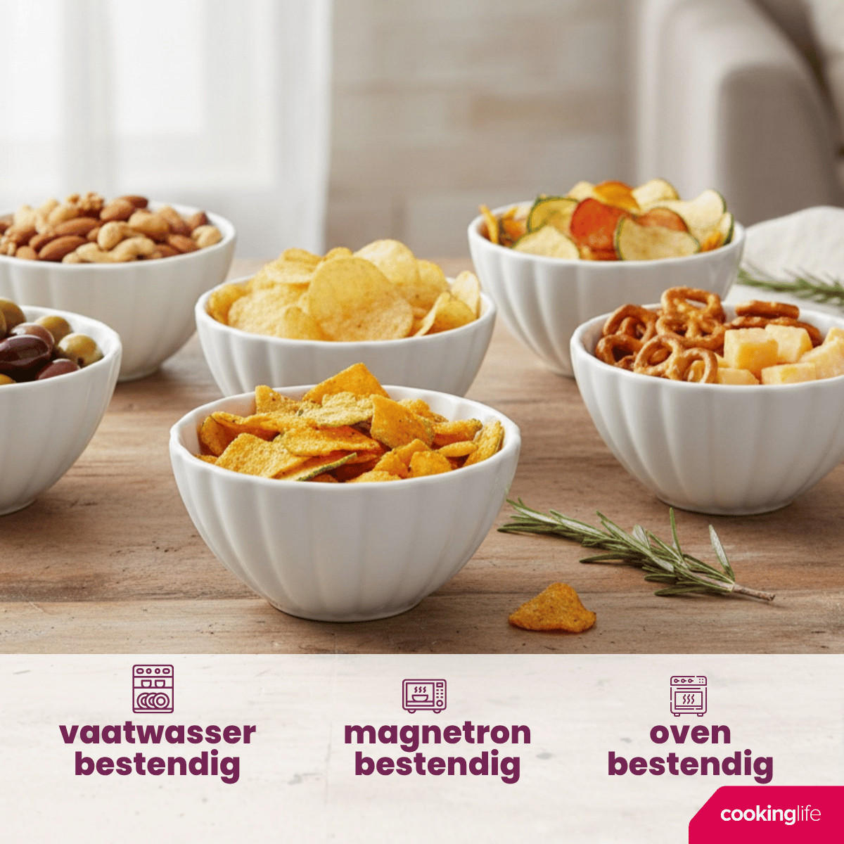 SCHÜSSEL Suppenn / n Cardida Off White ø 14 cm - 6 Stück - Weiß, Keramik - Cookinglife