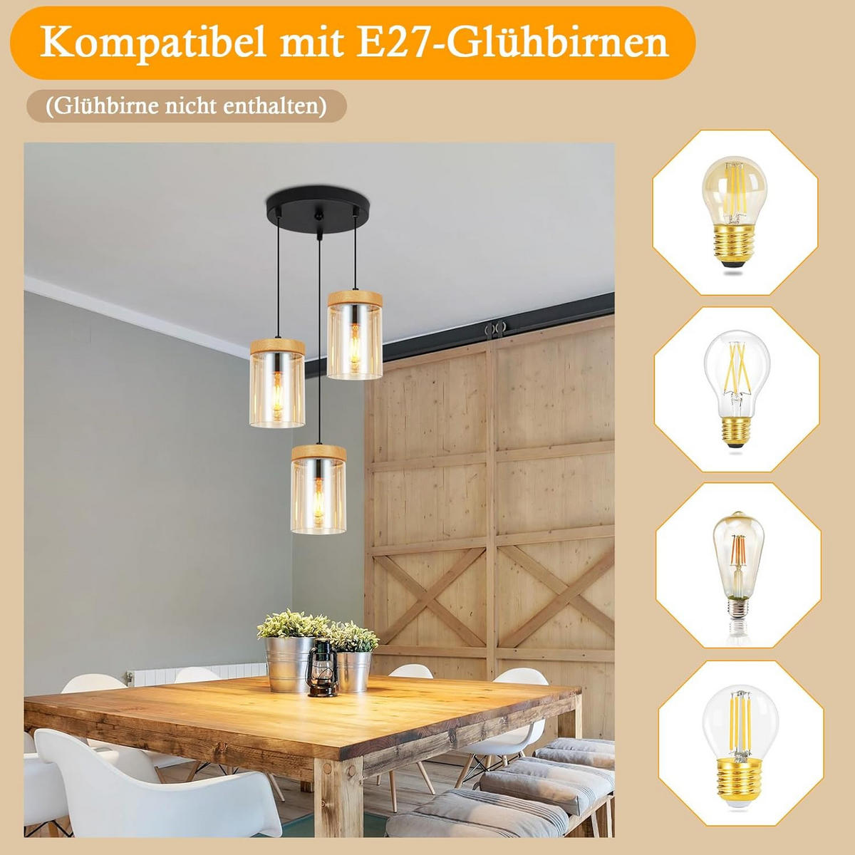 KRONLEUCHTER Hellethold 30.0/30.0/143.0 cm - Schwarz, Metall (143/30/30cm) - ZMH