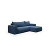 ECKSOFA aus Polyester Revolto L 6 Sitzer, Dunkelblau (Aragon 79) - Dunkelblau, Textil (268/163cm) - Meblito