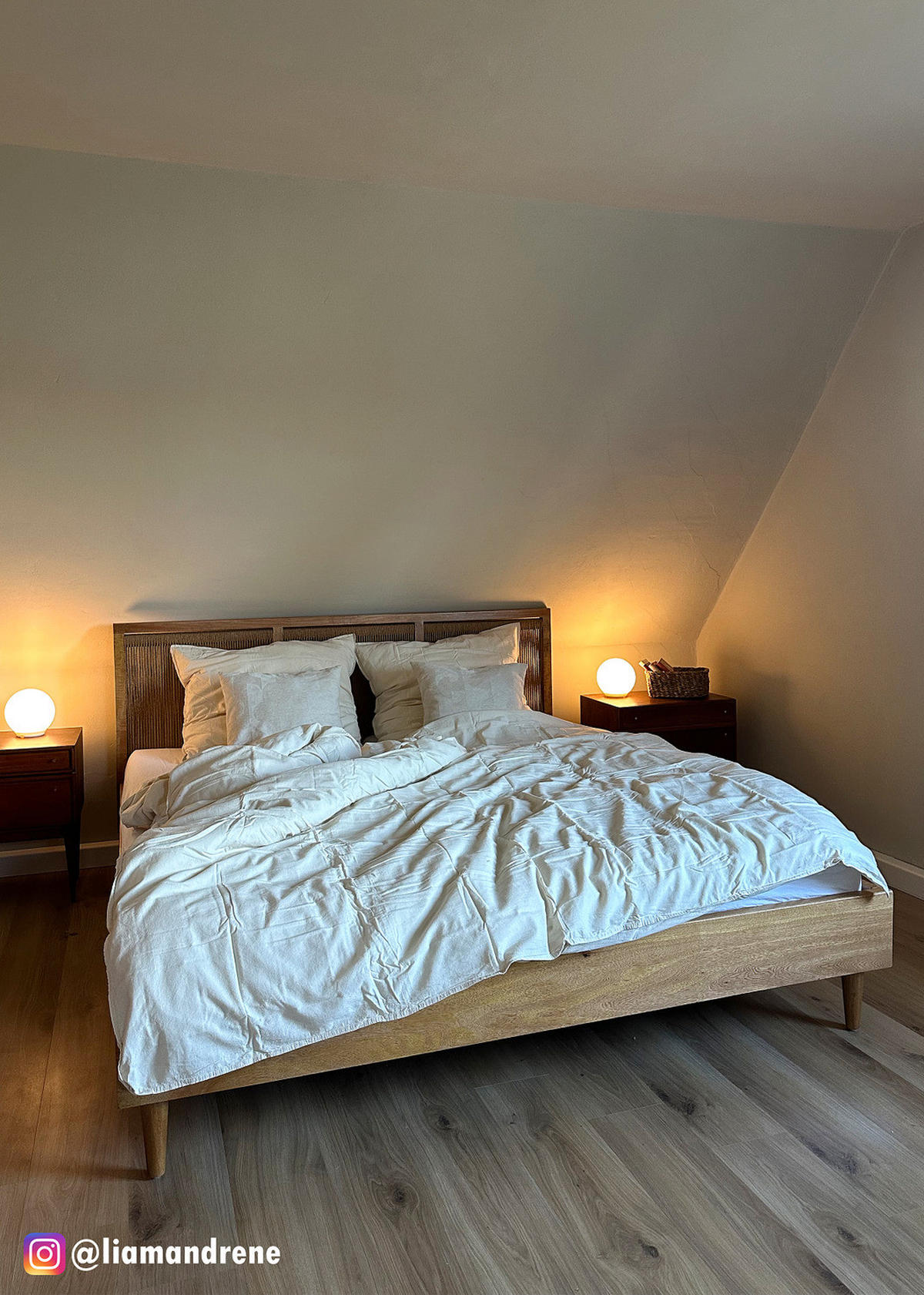 BETTGESTELL - Mango massiv - Braun/Naturfarben, Naturmaterialien (180/200cm) - home24