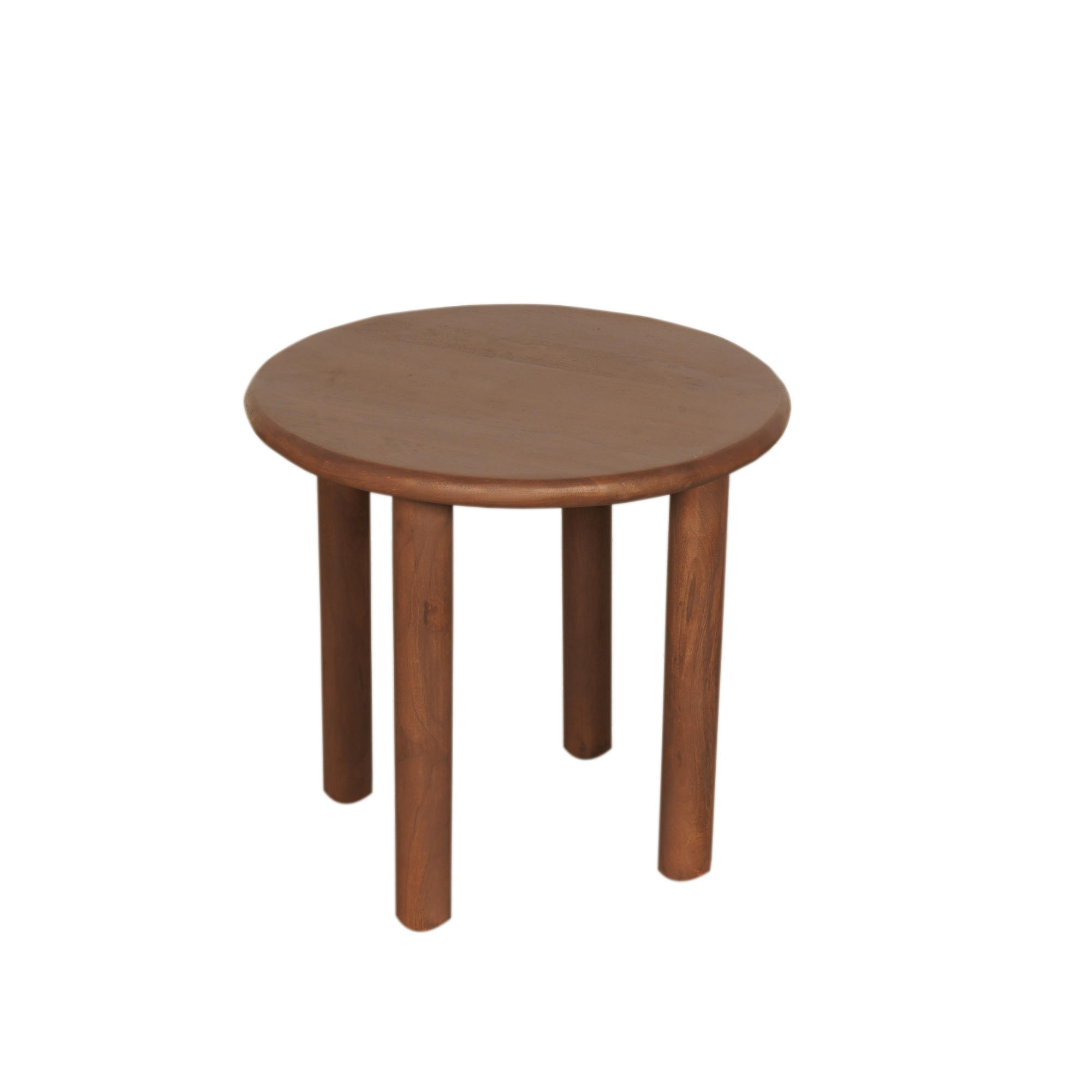 COUCHTISCH Noria Mangoholz 50 cm / 50 cm Braun - Braun, Holz (50/50/47cm)
