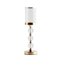 KERZENSTÄNDER Circello2 - Goldfarben, Metall (12/42.5/12cm) - home&you