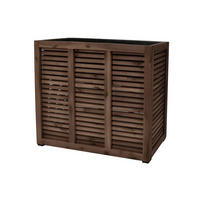 PFLANZKASTEN Colorado 3, 83x21x62 cm, Akazienholz, dunkel Braun - Dunkelbraun, Holz (21/62/83cm) - dasmöbelwerk