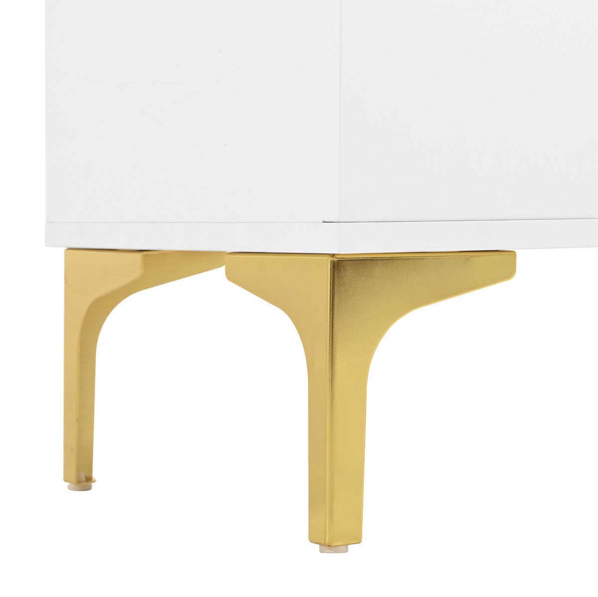 SIDEBOARD 80/79,5/35 cm Weiß aus MDF mit Kippsicherung - Weiß, Holzwerkstoff (35/79.5/80cm) - OKMYHOME
