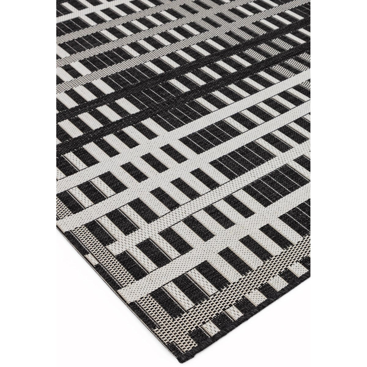 TEPPICH Innen- und LOBBY GRID Schwarz 160 x 230 cm - Schwarz, Textil (160/230cm) - Novatrend