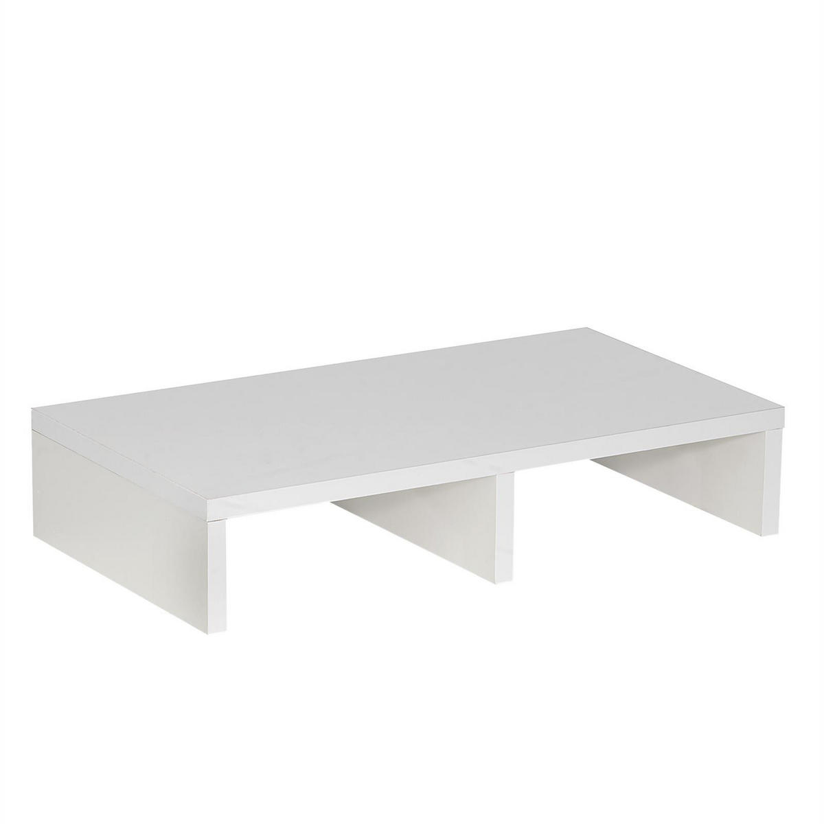 MONITORSTÄNDER MONITOR - Weiß, Holzwerkstoff (27/50/10cm) - CARO-Möbel