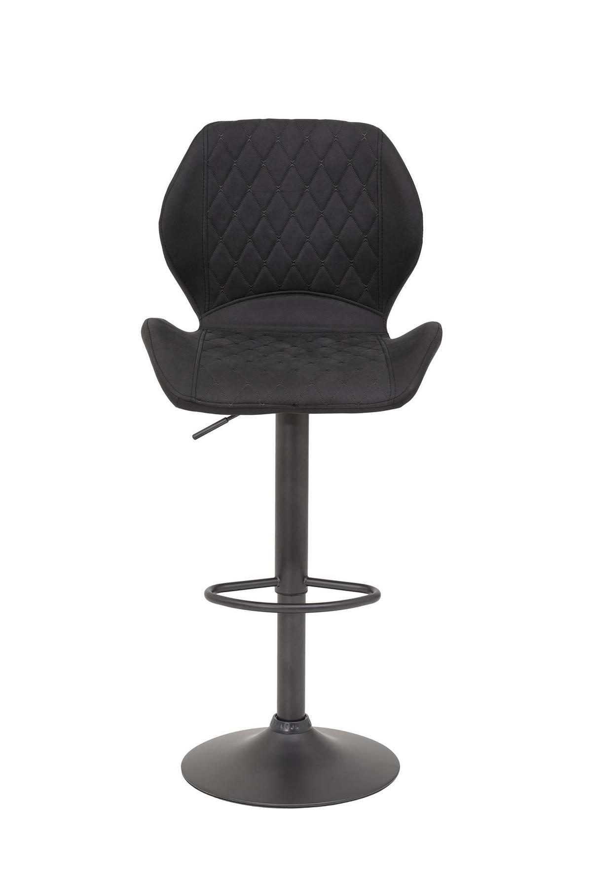 BARHOCKER-SET 2 Stück Sonja - Vintage Anthrazit - Anthrazit/Grau, Textil/Metall (50/94/51cm) - Hela Vertriebs GmbH