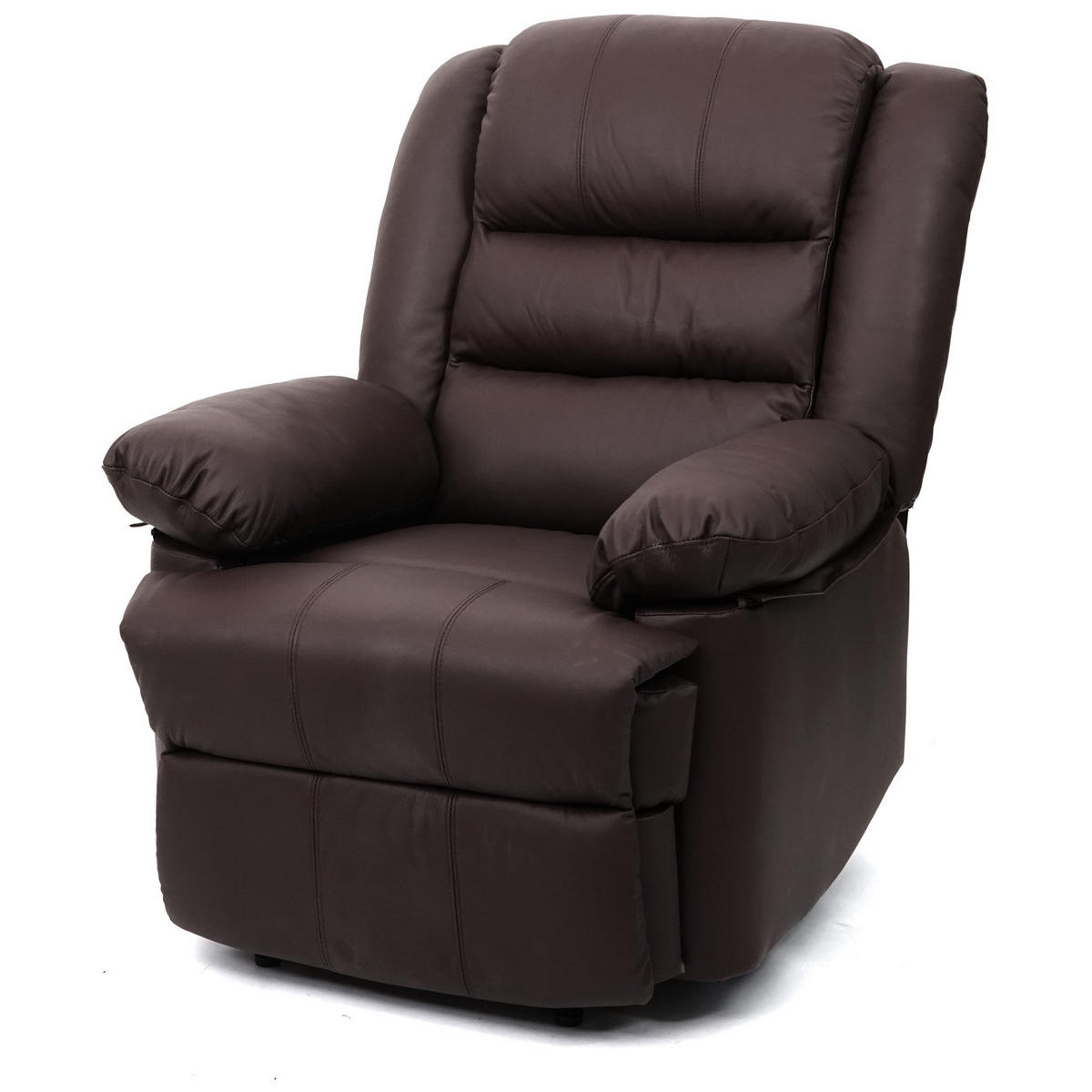 RELAXSESSEL Braun - Braun, Leder (87/101/150cm) - MCW