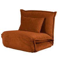 SCHLAFSESSEL - Rostfarben, Textil/Metall (100/73/85cm) - home24