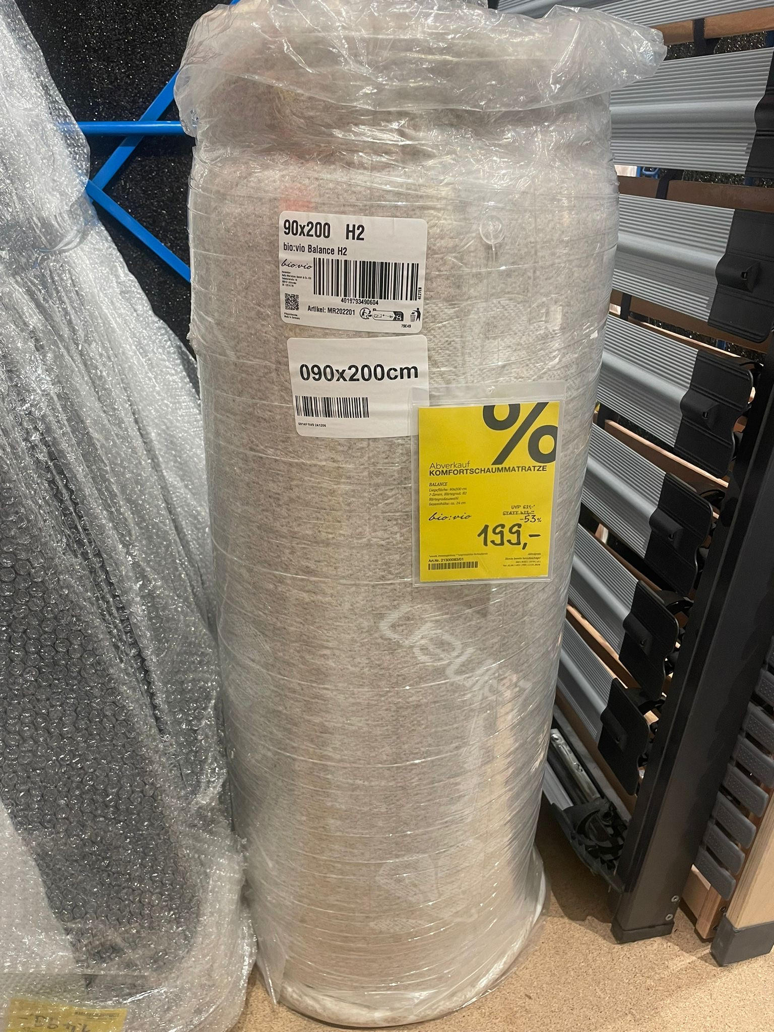 KOMFORTSCHAUMMATRATZE BALANCE - Bio:Vio