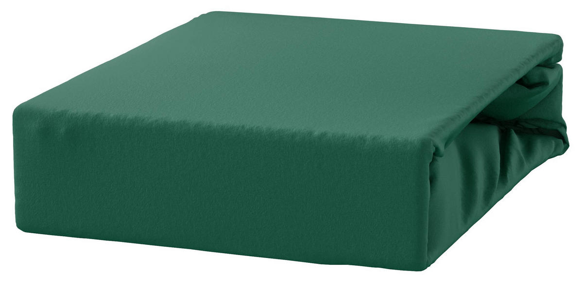 SPANNBETTLAKEN 60/120 cm, Frottee Elastisch 100 % Baumwolle Grasgrün - Waldgrün, Textil (60/120cm) - Best For Home