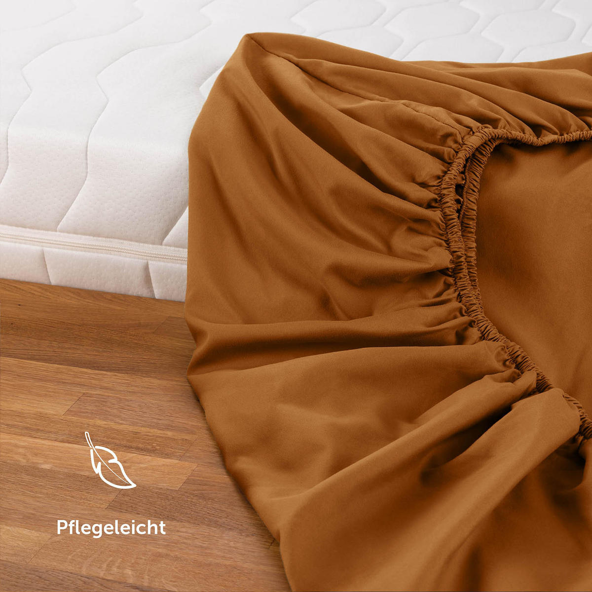 SPANNBETTLAKEN 80/200/30 cm Braun - Braun, Textil (80/200cm) - Blumtal