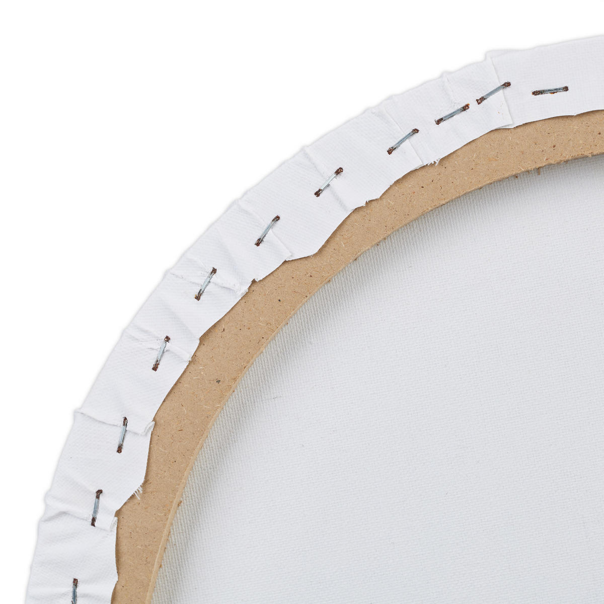 6-TLG.LEINWAND-SET - Weiß, Holzwerkstoff/Textil (40/40cm) - Relaxdays