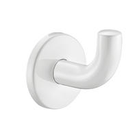 WANDHAKEN D62x65mm Edelstahl pulverbeschichtet weiß - Weiß, Metall (12/6/17cm) - Delabie