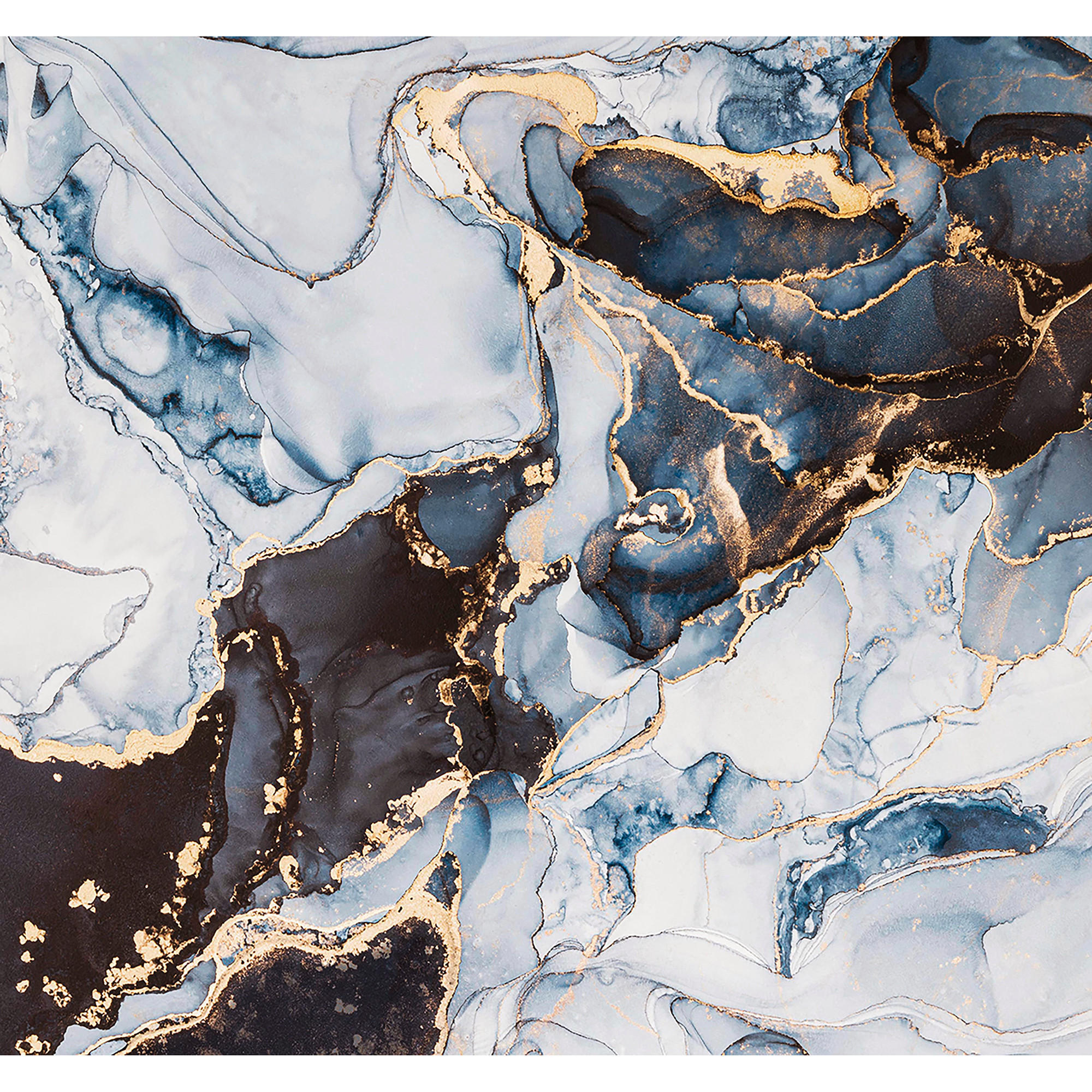 TAPETE Agate Marble - Blau, Papier/Kunststoff (280/300cm) - Art for the Home
