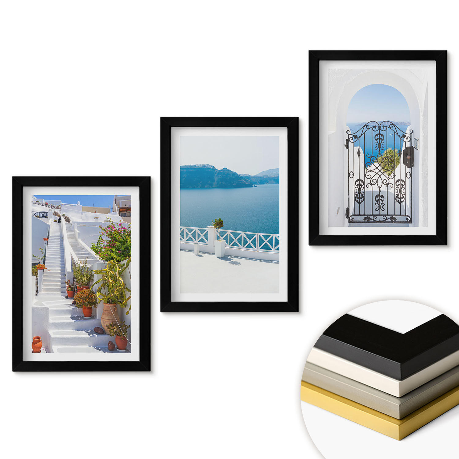 ArtPrintCave Wandbilder Schwarz 20x30 cm