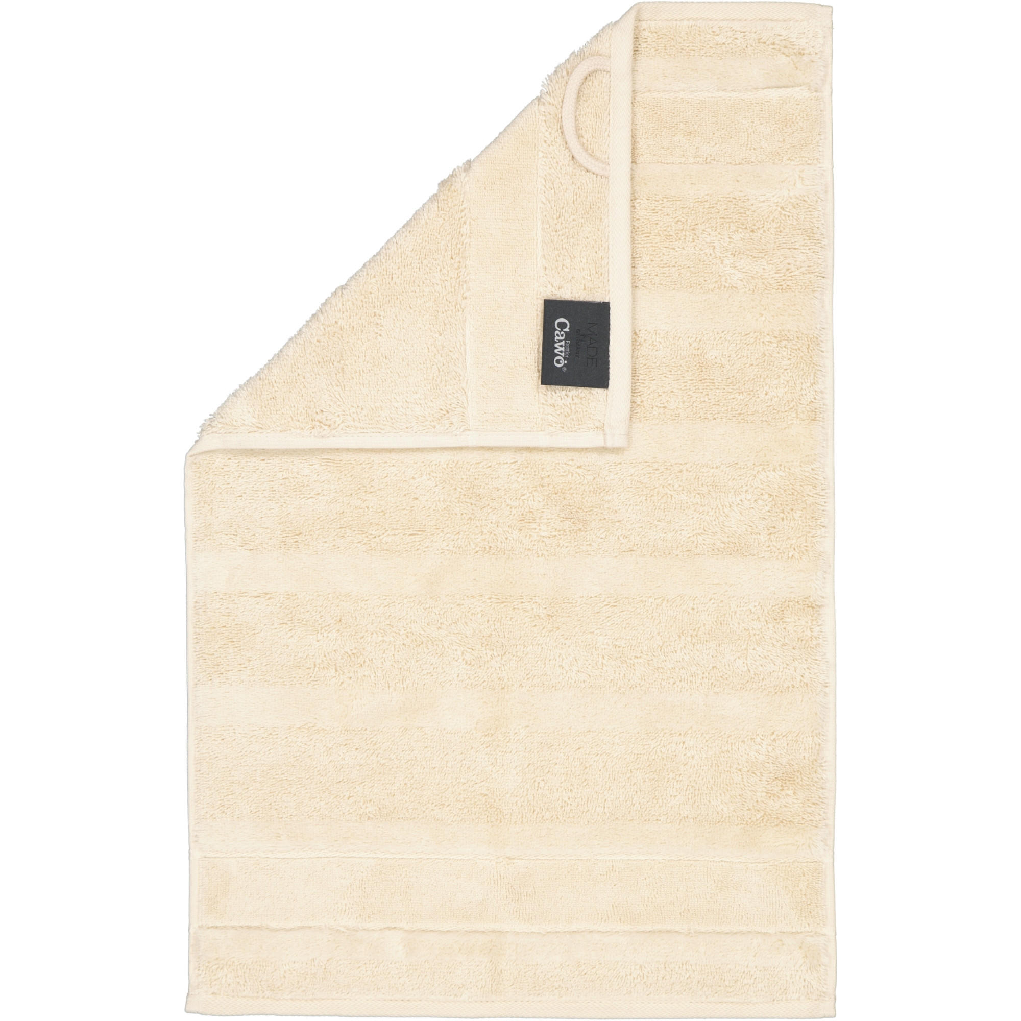 GÄSTETUCH NOBLESSE2 UNI 1002 BEIGE - 370 - Beige, Textil (30/50cm) - Cawoe