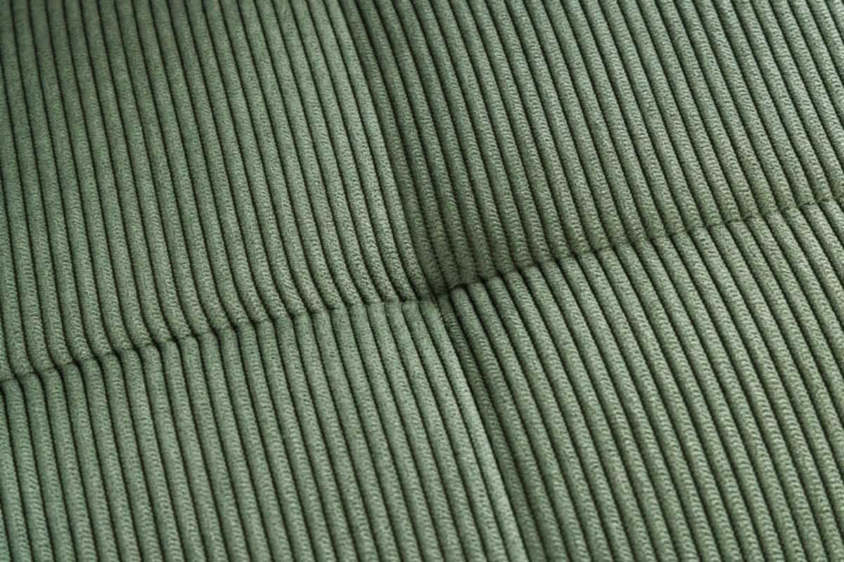 STUHL TRES CHIC Cord Grün 90 cm - Schwarz/Grün, Textil/Metall (54/88/44cm) - riess-ambiente