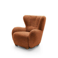 SESSEL CIRO Orange 88x100x91 cm - Orange, Textil (88/91/100cm) - FURNLUX